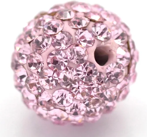 Vista 41 de Bolas de discoteca de 0.394 in de cuentas de arcilla de cristal checo Shamballa pavimenta calidad premium