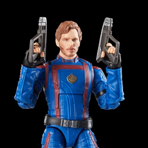 Vista 4 de Marvel Legends Series Star-Lord, Guardians of The Galaxy Vol. 3 - Figuras de acción coleccionables de 6 pulgadas, juguetes para edades de 4 años