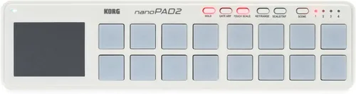 Vista 4 de Korg nanoPAD2 Slim-Line USB MIDI Pads - Negro