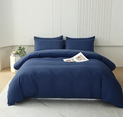 Vista 14 de Houseri Juego de Edredón de Terciopelo Azul Twin Azul Claro Esponjoso Juegos de Ropa de Cama Twin Azul Polvoriento Ropa de Cama de Franela Niños