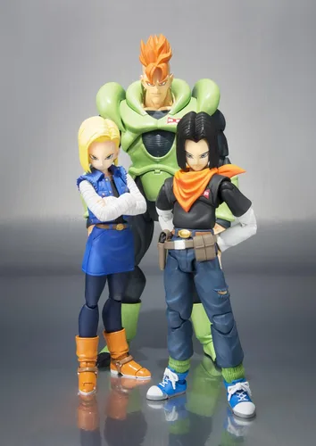 Vista 4 de Bandai Tamashii Nations SH Figuarts Android 16" Dragon Ball Z" figura de acción
