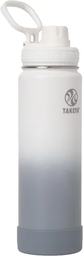 Vista 62 de Takeya Actives Botella de Agua con Tapa de Boquilla, Botella con Doble Aislamiento de Acero Inoxidable, Apta para Lavavajillas y Sin BPA, Botella