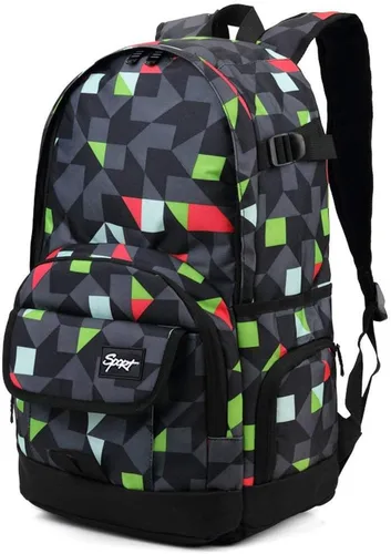 Vista 56 de Mochila escolar estilo Rickyh, mochila de viaje para hombres y mujeres, mochila ligera con compartimento para portátil, Tamaño único