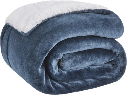 Vista 16 de Bedsure GentleSoft - Manta de forro polar Sherpa para sofá, manta de Navidad gruesa y cálida para invierno, manta de felpa suave y esponjosa como