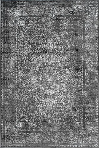 Vista 5 de nuLOOM Alfombra de área de transición estilo oriental Delores, 5 x 8, gris oscuro
