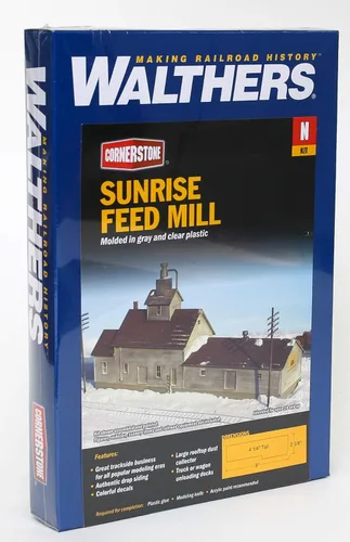 Vista 6 de Walthers, Inc. Sunrise piensos Kit, 9 x 2 – 3/8 X 4 – 1/4" 22,8 x 6 x 10.6 cm)