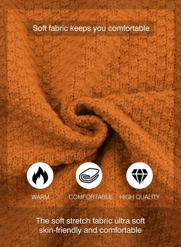 Vista 7 de JMIERR Men's Casual Long Sleeve Shawl Collar Buttons Down Cable Knit Cardigan Sweater with Pockets