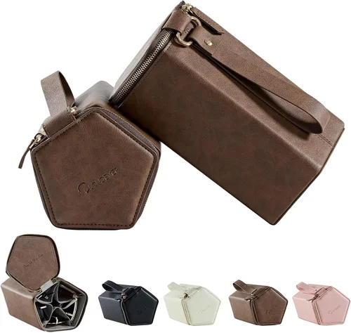 Vista 47 de Sunglasses Travel Case Organizer Hangable for Men Women, Eyeglasses Foldable Storage Organizer