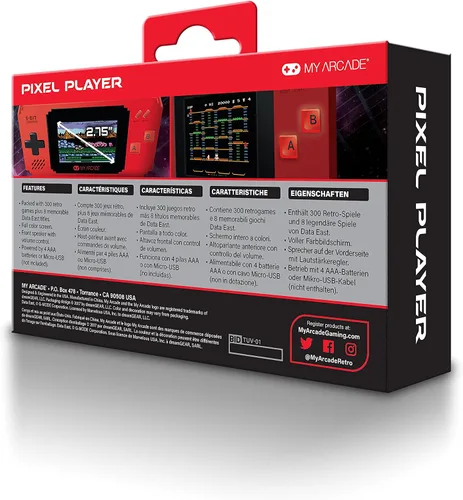 Vista 4 de My Arcade Pixel Player 300 incorporado y 8 juegos clásicos