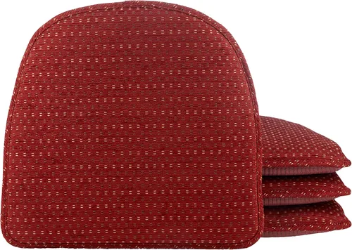 Vista 38 de Klear Vu Raindrop The Gripper - Cojines antideslizantes para silla, suaves y cómodos, almohadillas para asiento, almohadón para cocina, comedor u