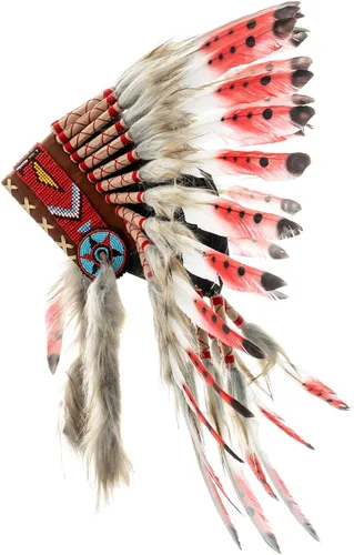 Vista 30 de Novum Crafts Tocado de plumas Inspirado en indios nativos americanos Elige