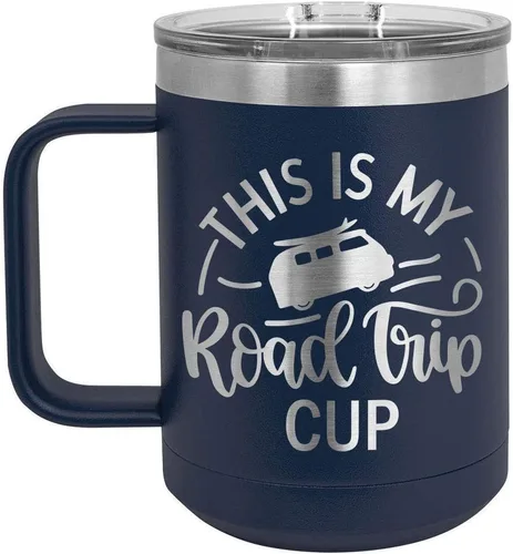 Vista 19 de Taza de café con tapa superior deslizante, con aislamiento para viaje, ideal para cumpleaños, Navidad, regalo de cumpleaños o mujeres o hombres