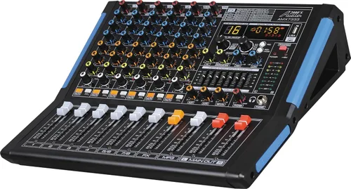 Vista 6 de Audio2000'S AMX7303- Mezclador de audio profesional de cuatro canales con procesador USB y DSP