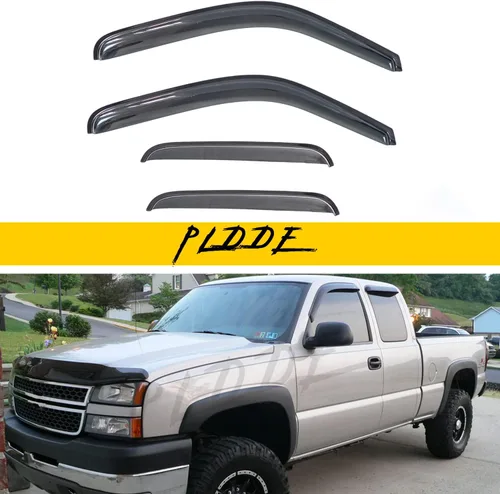 Vista 10 de Protectores de lluvia compatibles con Chevy/GMC C/K Extended Cab 1988