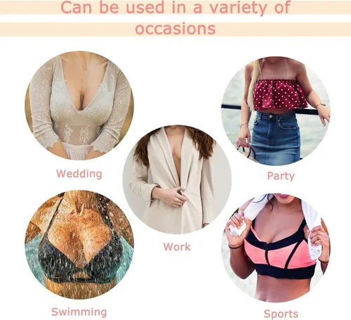 Vista 5 de Cinta de elevación BoobTape, con 36 cintas de doble cara, cinta multifuncional, cinta de levantamiento facial, cinta de elevación de cuello.
