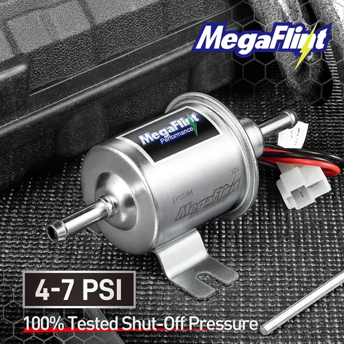 Vista 2 de Megaflint+ - Kit de bomba de combustible eléctrica universal HEP-02 A, 12 V, baja presión