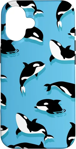 Vista 32 de Orca Swimming Whale Cool Miami Dolphin Beach Lover Gift Case for iPhone 17