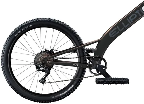 Vista 3 de ElliptiGO MSUB Bicicleta de pie para exteriores todo terreno, se convierte en bicicleta de interior Negro