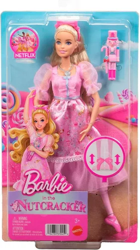 Vista 4 de Barbie en el cascanueces Clara Ballerina Doll