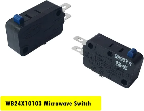 Vista 2 de LONYE WB24X10103 & 3B73361E & SZM-V16-FD-63 - Interruptor de puerta de microondas de repuesto para microondas GE SZM-V16-FA-61 SZM-V16-FA-62