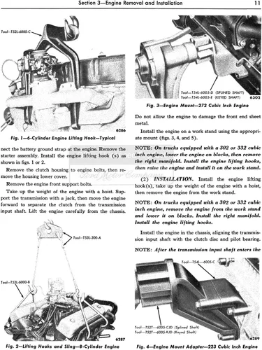 Vista 3 de 1956 Ford Pickup Truck Shop Manual de reparación Libro