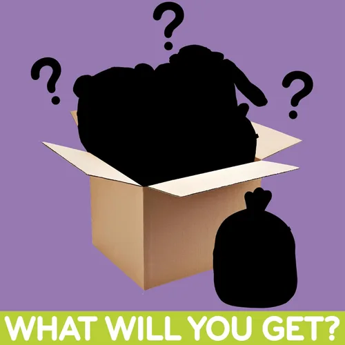 Vista 4 de Squishmallows Caja misteriosa de Pascua de 5 pulgadas, paquete de 5 unidades, conejitos oficiales de Jazwares, pollitos, ranas y más, juguete
