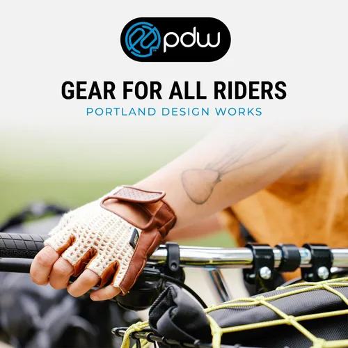 Vista 6 de Portland Design Works 1817 - Guantes de ciclismo unisex sin dedos, accesorios de ciclismo