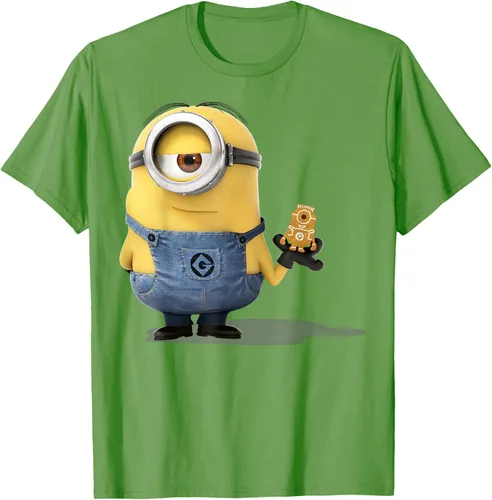 Vista 17 de Camiseta Despicable Me Minions Holding A Ginger Bread Minion Retrato Pequeña
