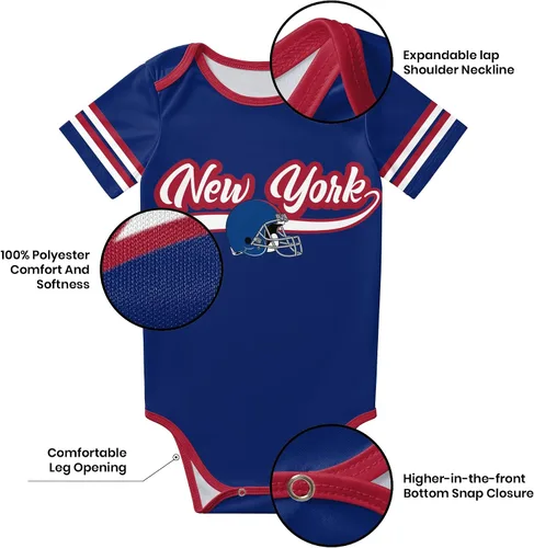 Vista 6 de Ropa de bebé personalizada con nombre y número de bebé para niño y niña, regalo personalizado