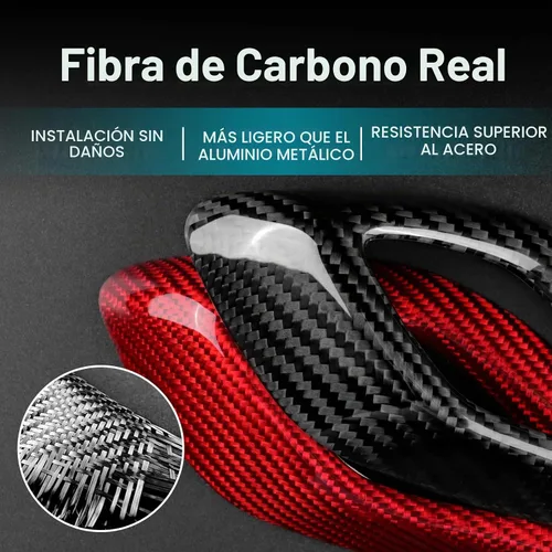 Vista 6 de AIRSPEED Paneles de Puerta de Automóvil de Fibra de Carbono Real Cubierta Moldura Interior para Chevrolet Camaro 2016 2017 2018 2019 2020 2021 2022