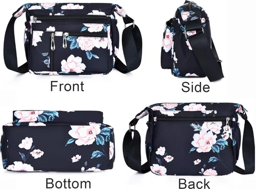 Vista 3 de Fabuxry - Bolsas y Bolsos de Hombro para Mujer Bolso mensajero