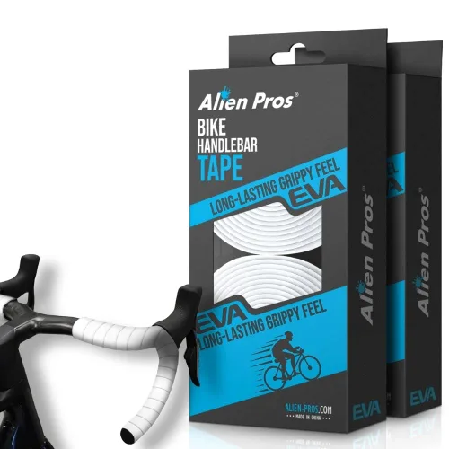 Vista 14 de ALIEN PROS Cinta de manubrio de bicicleta EVA (juego de 2) verde Bianchi - Mejora el agarre de tu bicicleta con esta cinta para manillar