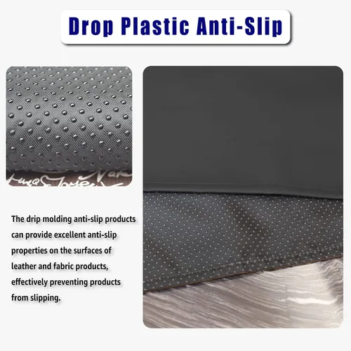 Vista 5 de Funda antideslizante para reposacabezas para silla reclinable y sofá, funda con cobertura extra ancha, protector de muebles y cintas adhesivas Negro