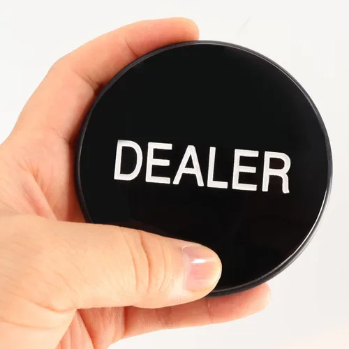 Vista 4 de GSE 3" Acrylic Poker Button, Double-Sided Casino Grade Dealer Puck Button