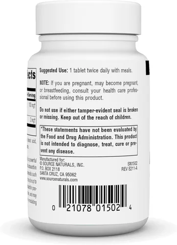 Vista 3 de Source Naturals Astaxantina, Carotenoide antioxidante*, 2 mg - 120 Tabletas
