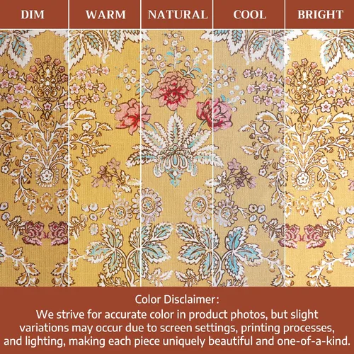 Vista 6 de Maison d' Hermine - Mantel cuadrado decorativo de algodón para comedor, hogar, granja, fiestas, exteriores y boda, bohemio, ideal para primavera