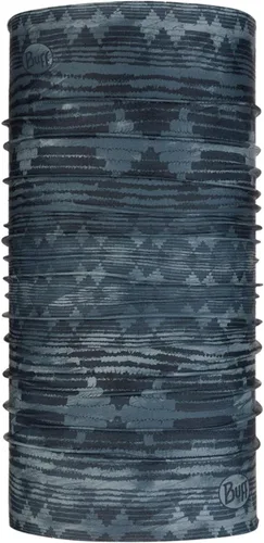 Vista 14 de BUFF CoolNet UV Polaina para el cuello, Protección solar UPF 50, Transpirable, Versátil, Mascarilla de secado rápido, Negro y Azul, Talla para Lazs