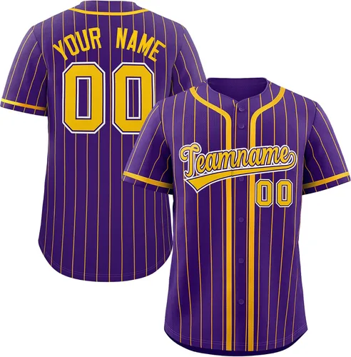 Vista 40 de Camiseta de béisbol de rayas finas personalizada hipster hip hop, camisetas deportivas con nombre y número del equipo personalizado para hombres