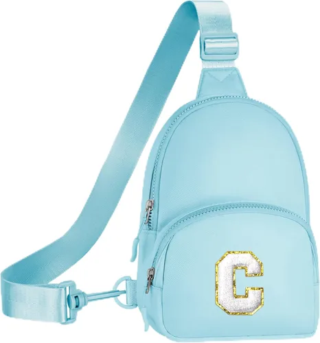 Vista 73 de YOOLIFE Bolso bandolera con inicial, bolsas pequeñas para niñas y mujeres, regalos para adolescentes, niñas, adolescentes, novia, dama de honor