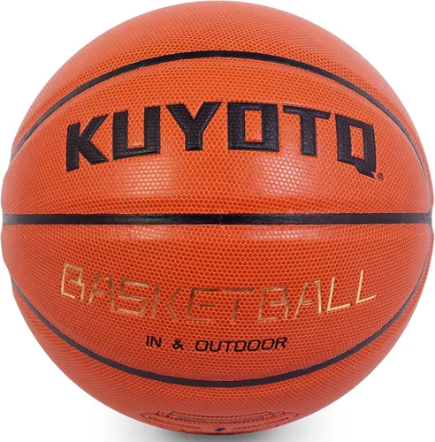 Vista 10 de KUYOTQ Baloncesto para Niños Pequeños Jóvenes Adultos Talla (3~7) Baloncesto de Goma Engrosada o Cuero Pequeño Mini Baloncesto Tacto Suave