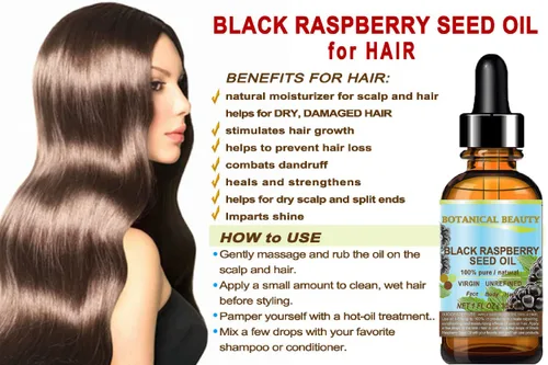 Vista 7 de Botanical Beauty Aceite de semillas de frambuesa negra, 100% puro, natural, sin diluir, virgen, sin refinar, aceite portador prensado en frío