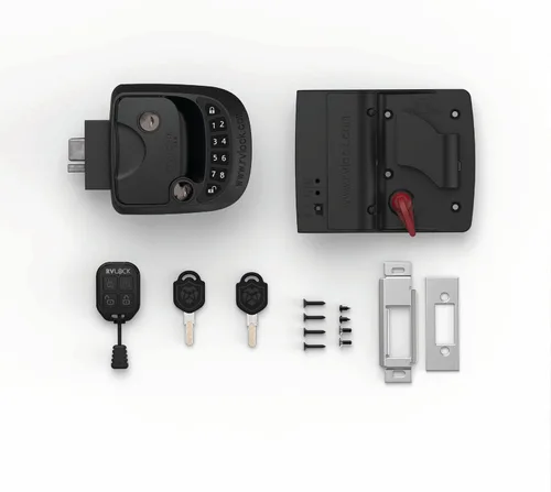Vista 6 de RVLock Cerradura de puerta compacta sin llave para cámpers/remolques/5ª