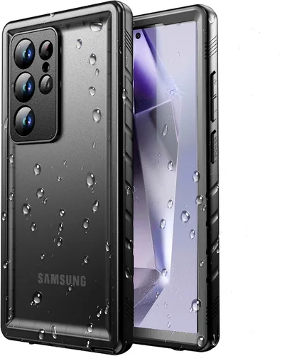 Vista 10 de SPORTLINK - Funda impermeable para Samsung Galaxy S23 Ultra IP68, color negro, 6.8