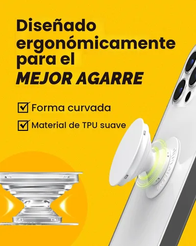 Vista 3 de Soporte plegable extensible estilo océano para teléfono celular, tableta, accesorio de teléfono celular (turquesa)