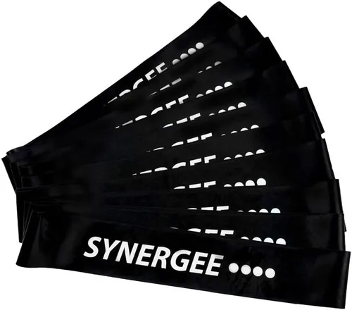 Vista 10 de Synergee Mini bandas de resistencia para ejercicio físico que funcionan mejor cuando entrenas en casa o en el gimnasio