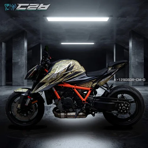 Vista 5 de Juego de pegatinas para ktm 1290 Super Duke (20 ~) (CM-W) (GLOSSY)