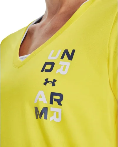 Vista 6 de Under Armour Camiseta de manga corta Tech Solid Graphic para mujer