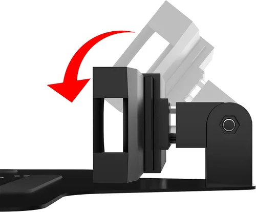 Vista 5 de CTA - Placa de seguridad para laptop, placa universal ajustable compatible con VESA para MacBook Air/Pro, HP, Dell, Asus, Lenovo, Acer y otras