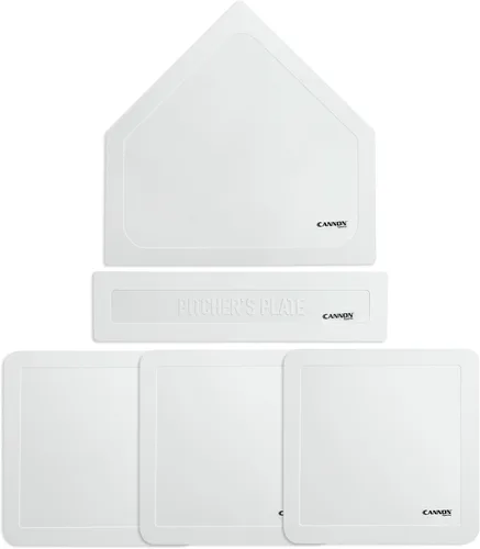 Vista 5 de Cannon Sports Juego de bases abatibles para uso en interiores y exteriores Naranja