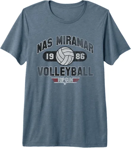 Vista 6 de Top Gun Nas Miramar - Camiseta de voleibol premium, Negro, S